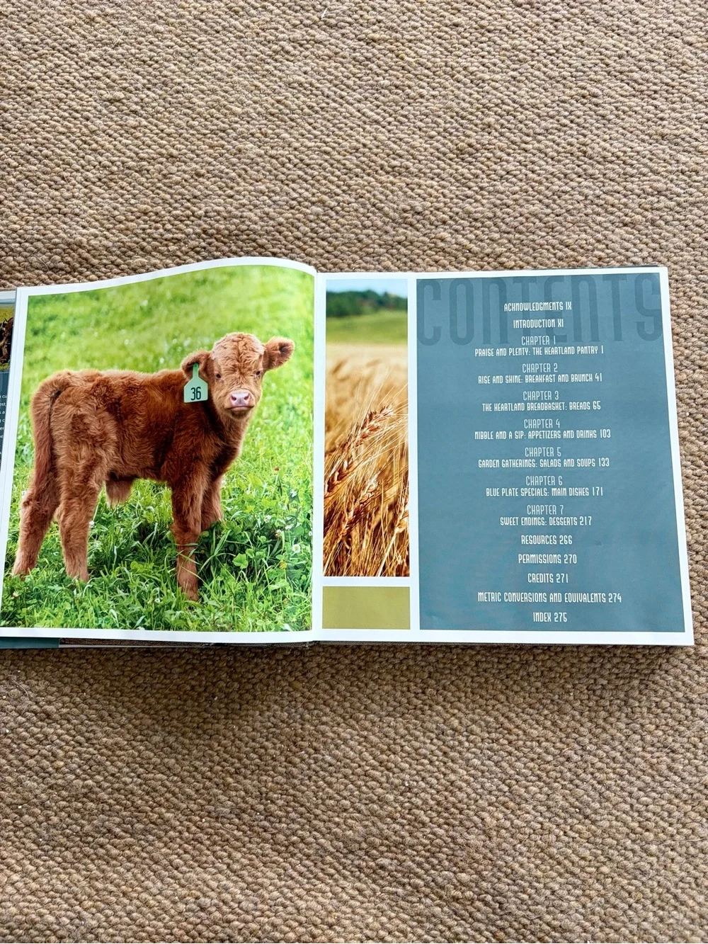 Heartland The Cookbook Judith Fertig Midwest Farmhouse Cooking Hardcover